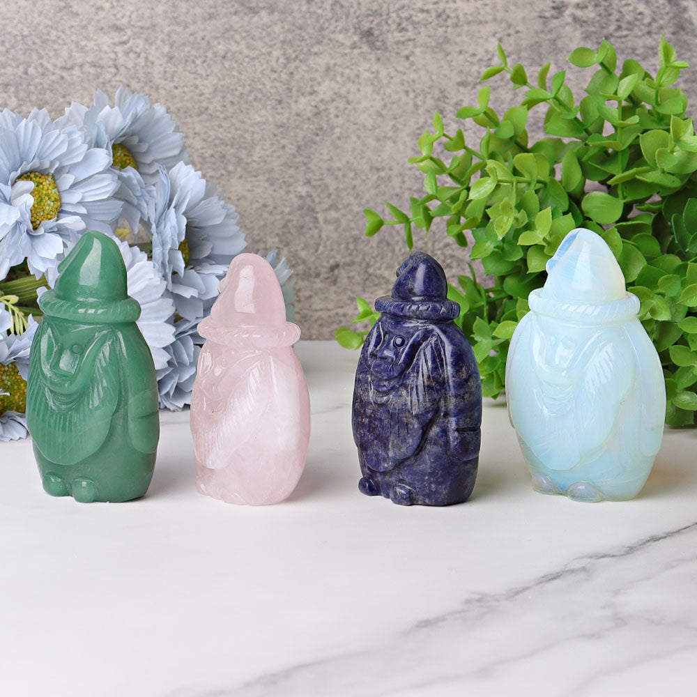 3.1" Santa Claus Crystal Carvings Wholesale Crystals USA