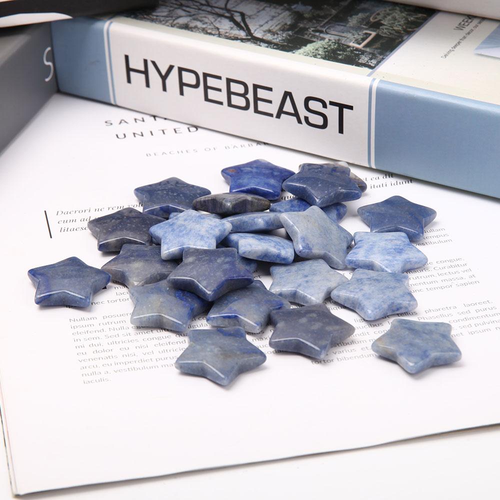 Blue Aventurine Star Carvings Wholesale Crystals USA