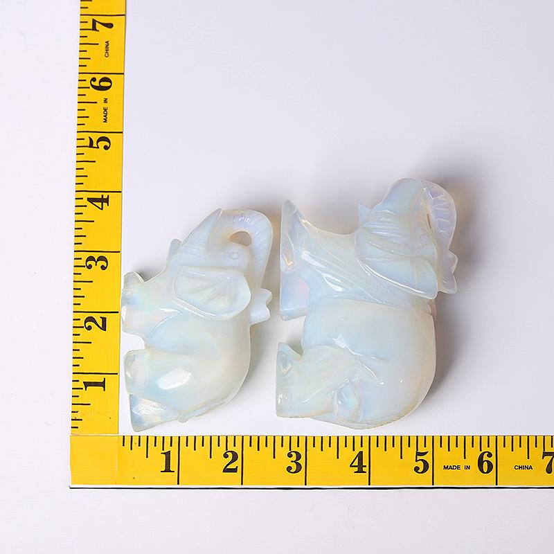 Opalite Elephant Crystal Carvings Wholesale Crystals USA