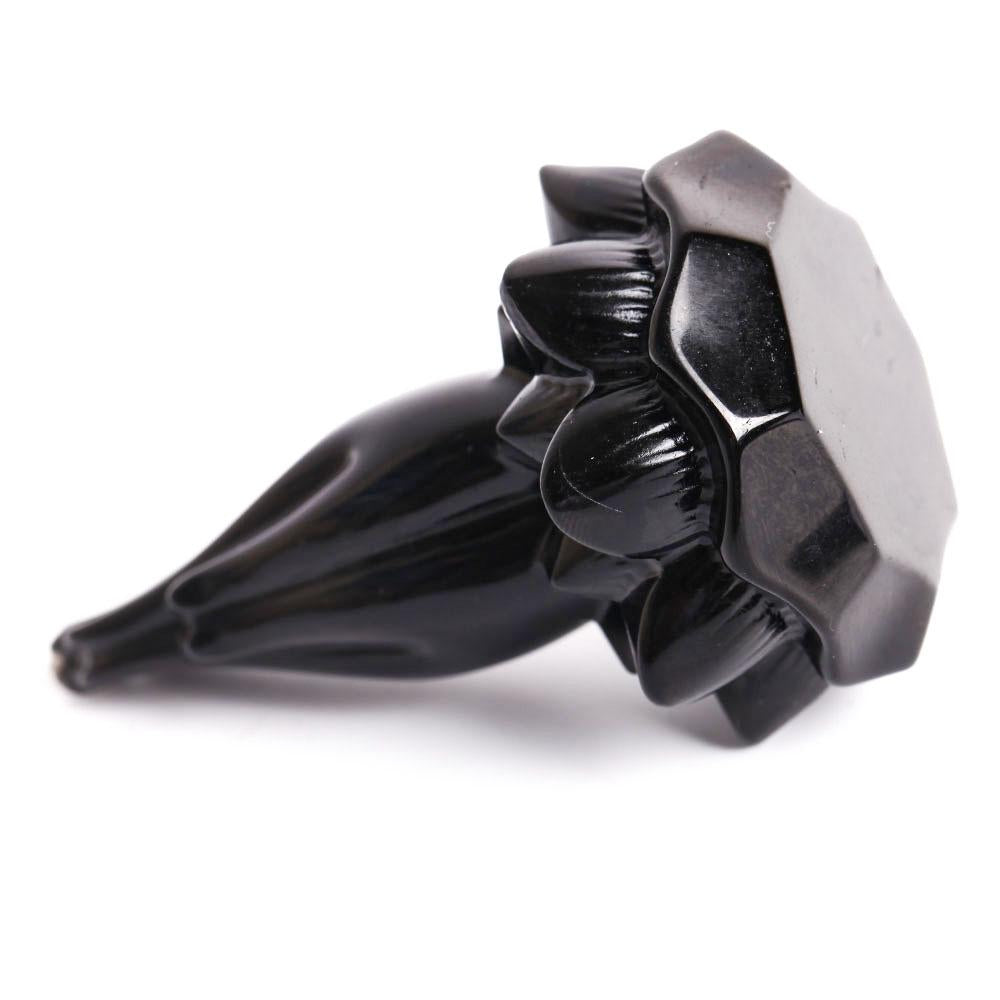 Black Obsidian Buddha Hand Carving Decoration Wholesale Crystals USA