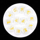 Crystal Twelve Constellation Flat Palm Stone Set Crystal Healing Bulk Wholesale
