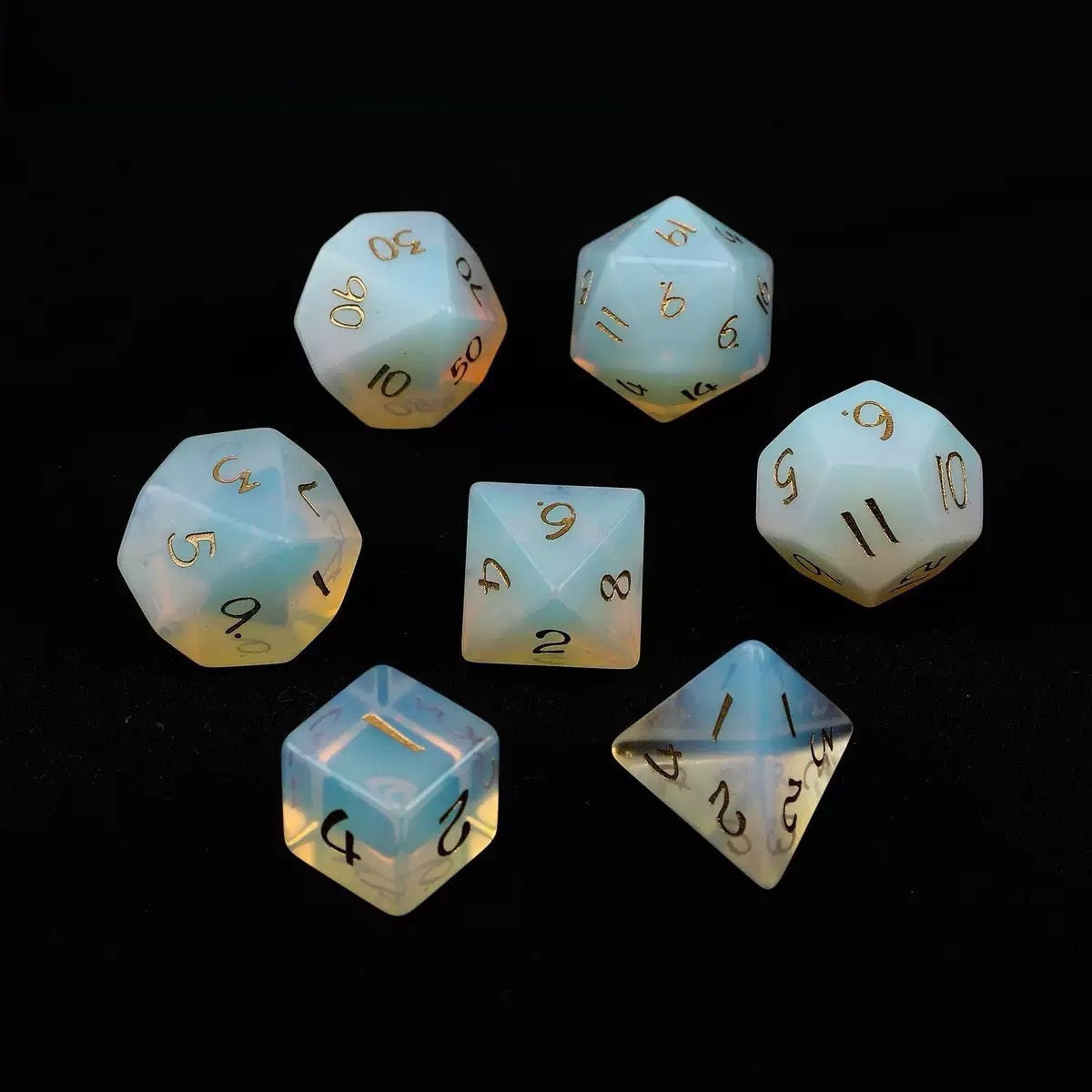 7pcs Crystal Dices Carving Collection Crystal Healing Bulk Wholesale