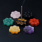 3cm Crystal Flower Incense Holder Crystal Healing Bulk Wholesale