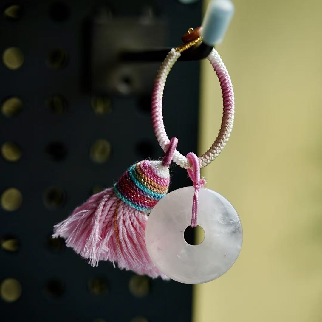 Rose Quartz Bag Hanging Crystal Healing Bulk Wholesale
