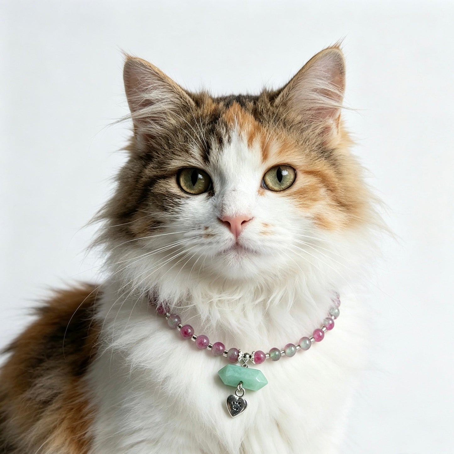 Cat's Eye Pet Collar with Magnet Buckle for Cat Crystal Healing Bulk Wholesale