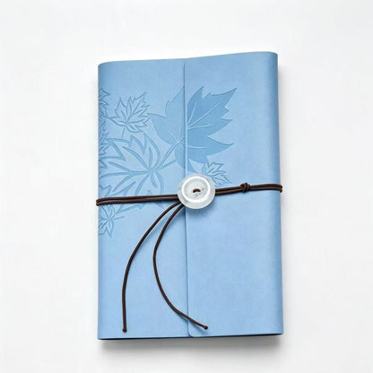 Loose-leaf PU Leather Journal Notebook with Natural Crystal Button Decoration Wholesale