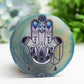 3.0"-3.5" Agate Slab with Printing for Halloween Crystal Healing Bulk Wholesale