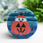 3.0"-3.5" Agate Slab with Printing for Halloween Crystal Healing Bulk Wholesale