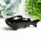 3.8" Black Obsidian Jaw Crystal Carving Crystal Healing Bulk Wholesale