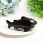 3.8" Black Obsidian Jaw Crystal Carving Crystal Healing Bulk Wholesale