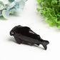 3.8" Black Obsidian Jaw Crystal Carving Crystal Healing Bulk Wholesale