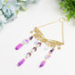 Aura Crystal Metal Butterfly Hanging Ornament Crystal Healing Bulk Wholesale