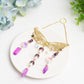 Aura Crystal Metal Butterfly Hanging Ornament Crystal Healing Bulk Wholesale