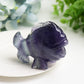 3.0" Fluorite Fish Carving Crystal Healing Bulk Wholesale