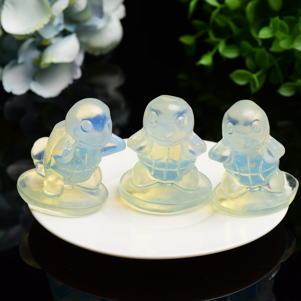 2.2" Opalite Squirtle Crystal Carving Crystal Healing Bulk Wholesale