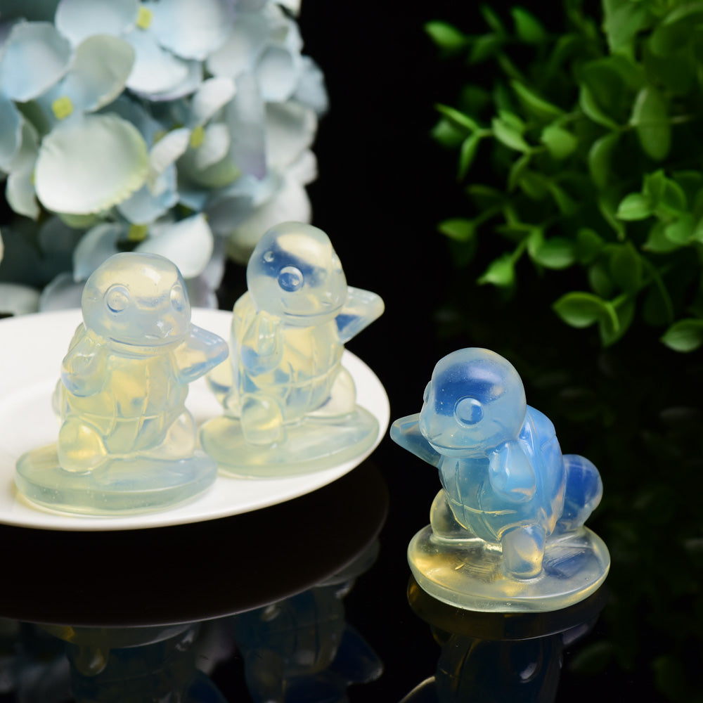 2.2" Opalite Squirtle Crystal Carving Crystal Healing Bulk Wholesale