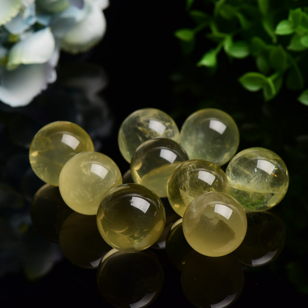 23mm Citrine Sphere Crystal Healing Bulk Wholesale