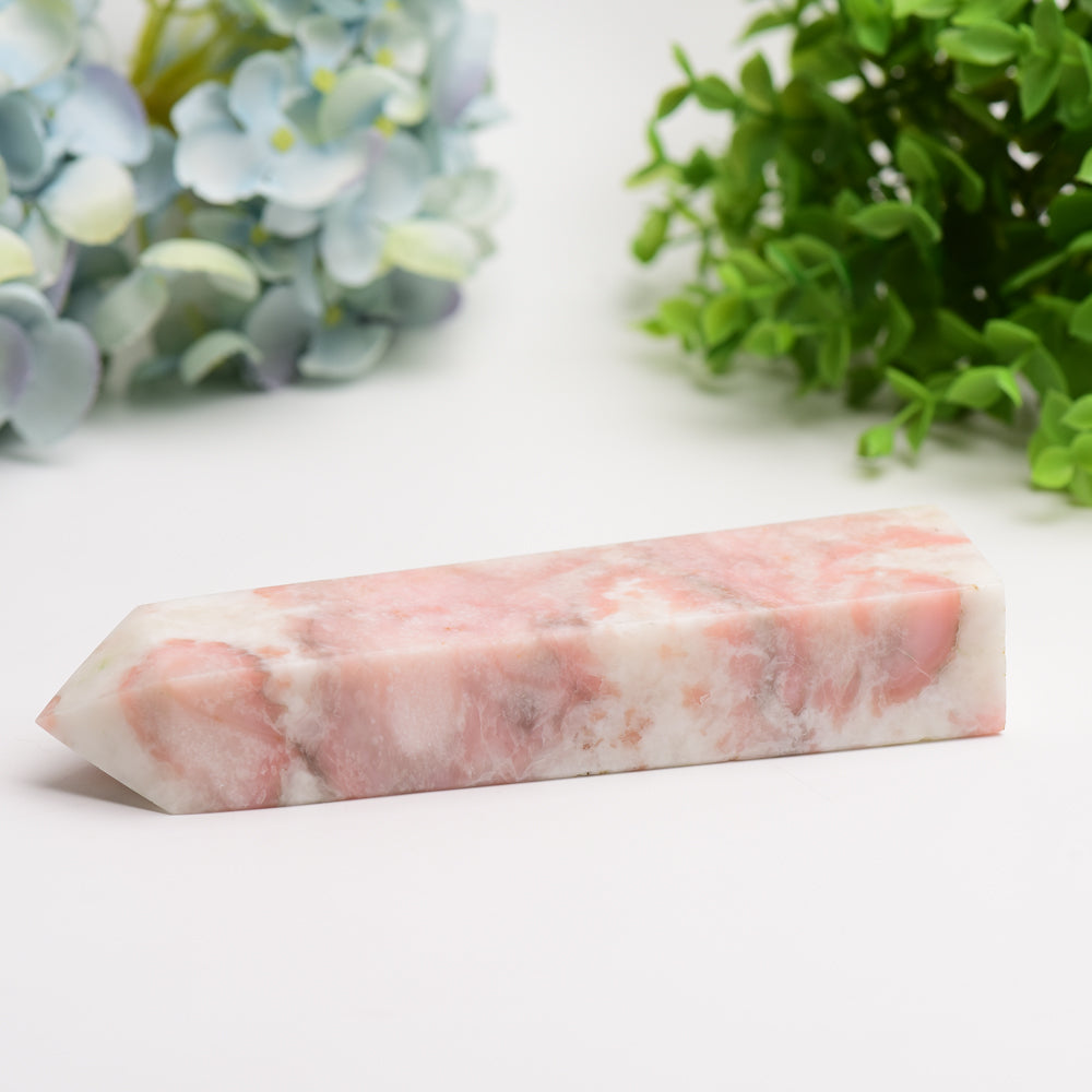 6.0"-8.0" Pink Jade Tower Crystal Healing Bulk Wholesale