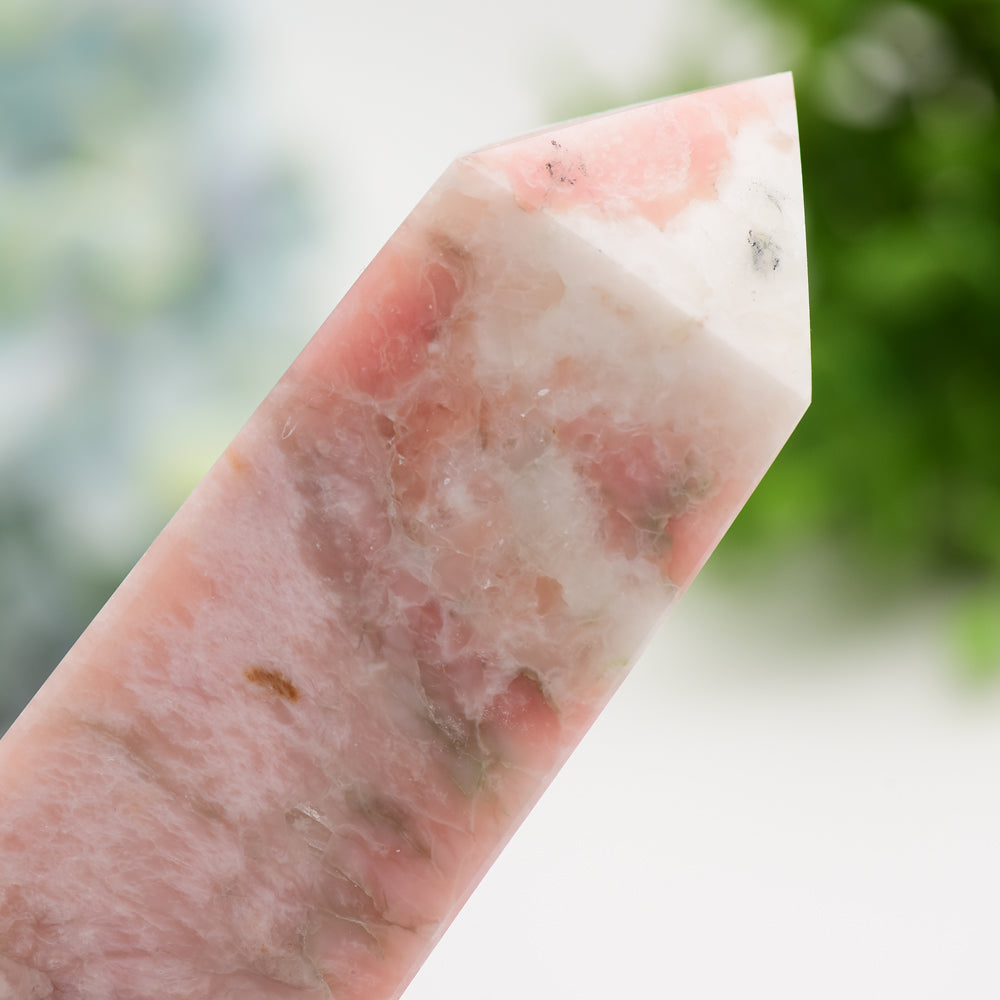 6.0"-8.0" Pink Jade Tower Crystal Healing Bulk Wholesale