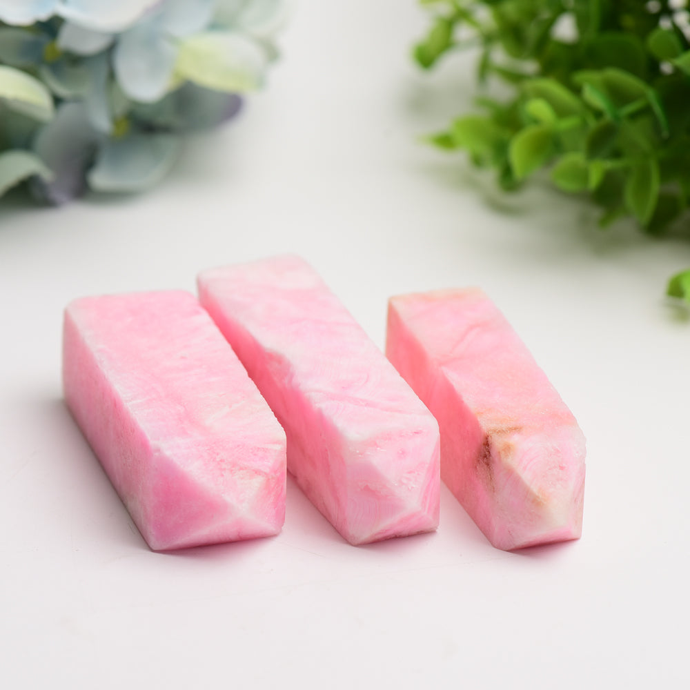 2.5"-3.5" Pink Aragonite Crystal Tower Crystal Healing Bulk Wholesale