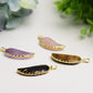 Mixed Crystal Wing Shape Pendant Crystal Healing Bulk Wholesale