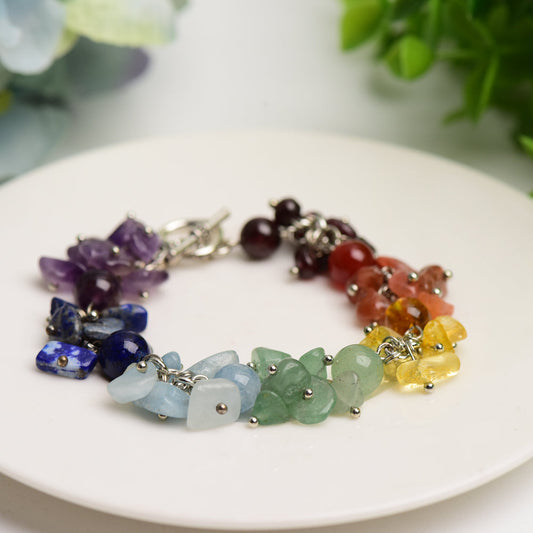 Mixed Crystal Chakra Bracelet Crystal Healing Bulk Wholesale