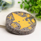 3.3" Yooperlite Round Slab with Printing Crystal Healing Bulk Wholesale