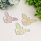 2.3" Aura Clear Quartz Butterfly Crystal Carving Crystal Healing Bulk Wholesale