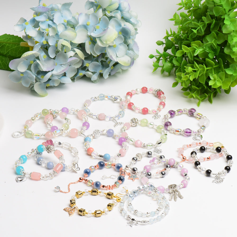 Mixed Crystal Bracelet Crystal Healing Bulk Wholesale