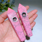 3.9"-4.2" Crystal Smoking Pipe Carving Crystal Healing Bulk Wholesale