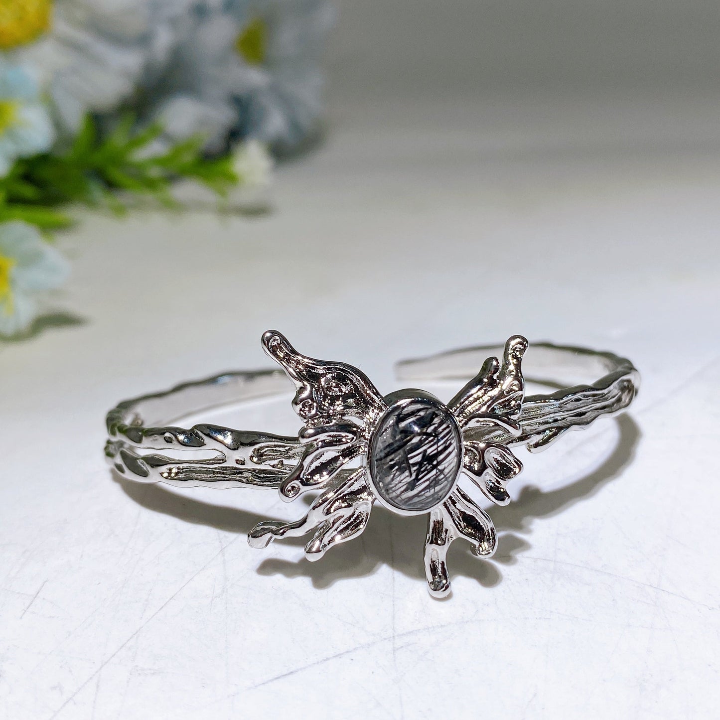 Crystal Butterfly Bangle Crystal Healing Bulk Wholesale