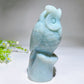 4.6" Sky Blue Owl Carving Crystal Healing Bulk Wholesale