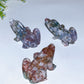 4.0"-4.2" Ocean Jasper Frog Carving Crystal Healing Bulk Wholesale