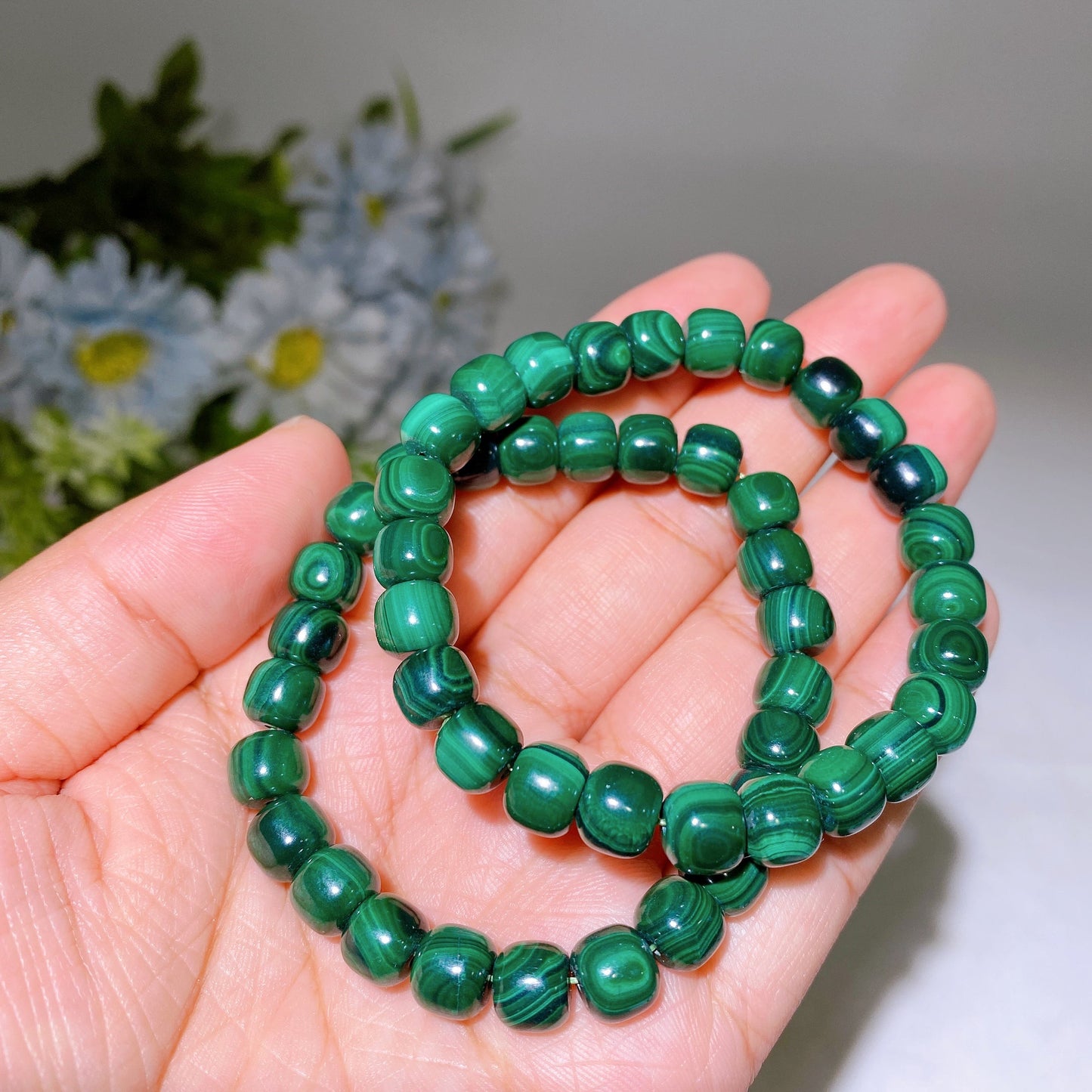 8mm Malachite Bracelet Crystal Healing Bulk Wholesale