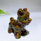 2.3" Natural Crystal Schnauzer Dog Carving Wholesale