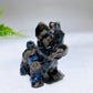 2.3" Natural Crystal Schnauzer Dog Carving Wholesale