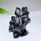 2.3" Natural Crystal Schnauzer Dog Carving Wholesale