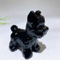 2.3" Natural Crystal Schnauzer Dog Carving Wholesale