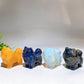 2.2" Naturla Crystal Pomeranian Dog Carving Wholesale