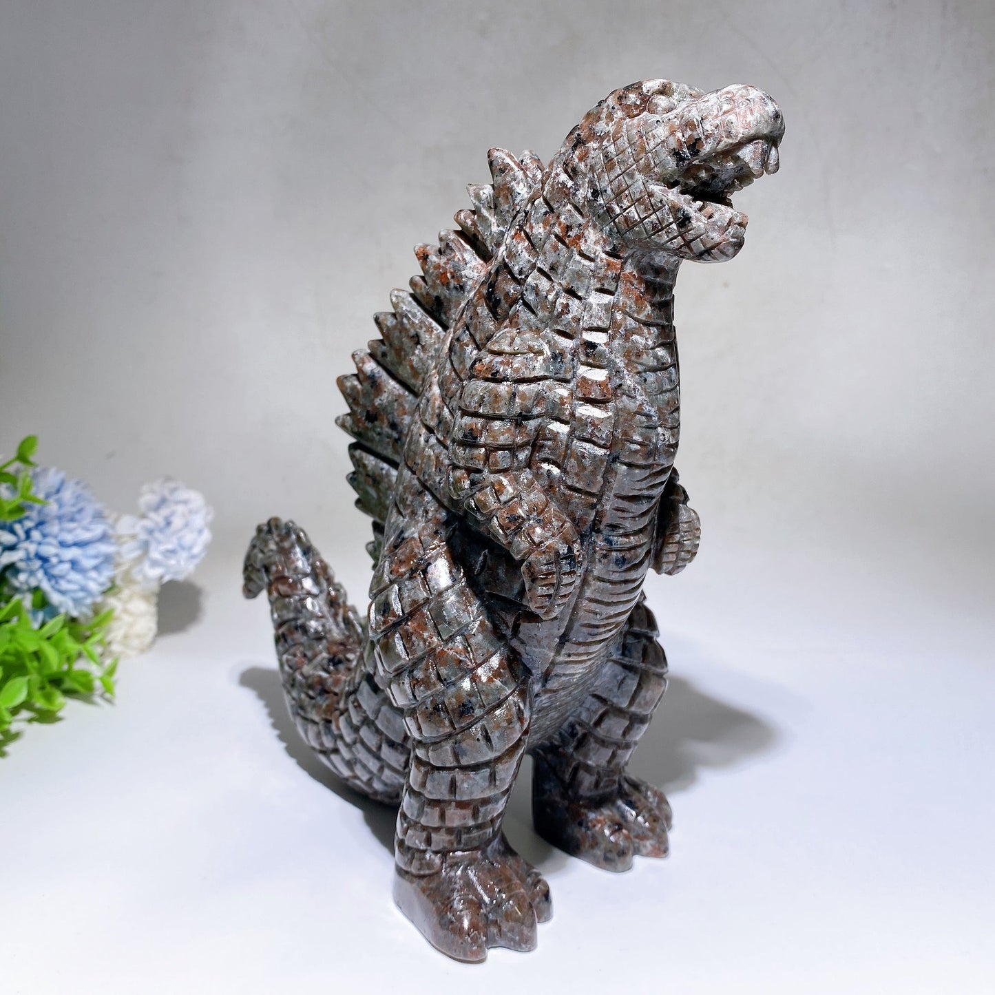 21cm Yooperlite Godzilla Carving Crystal Healing Bulk Wholesale