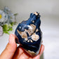 3.1" Volcanic Agate Heart Carving Crystal Healing Bulk Wholesale