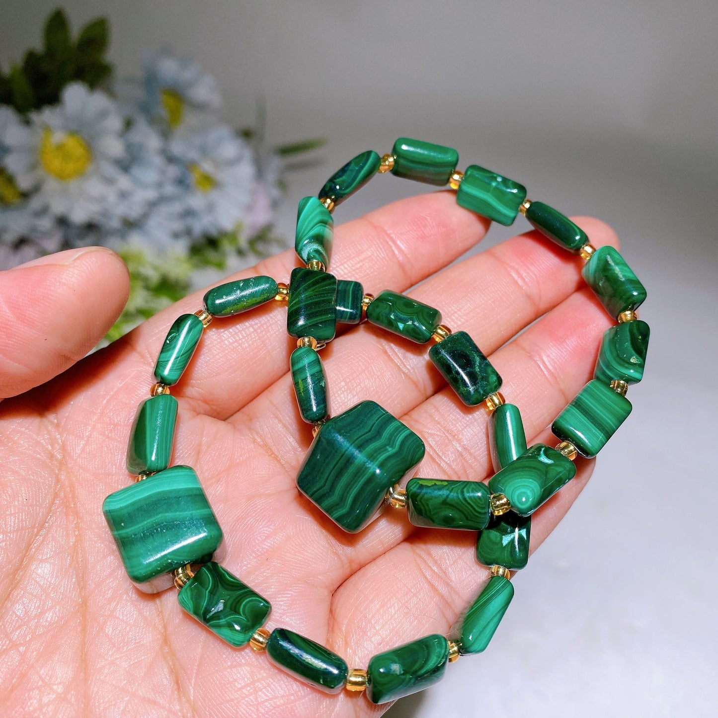 Malachite Bracelet Crystal Healing Bulk Wholesale