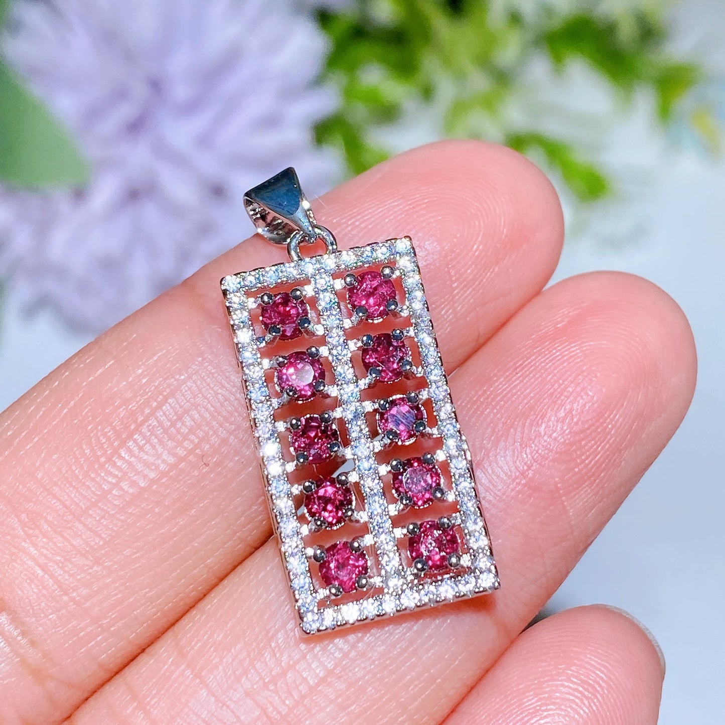 Cooper Silver Plated Crystal Pendant Crystal Healing Bulk Wholesale