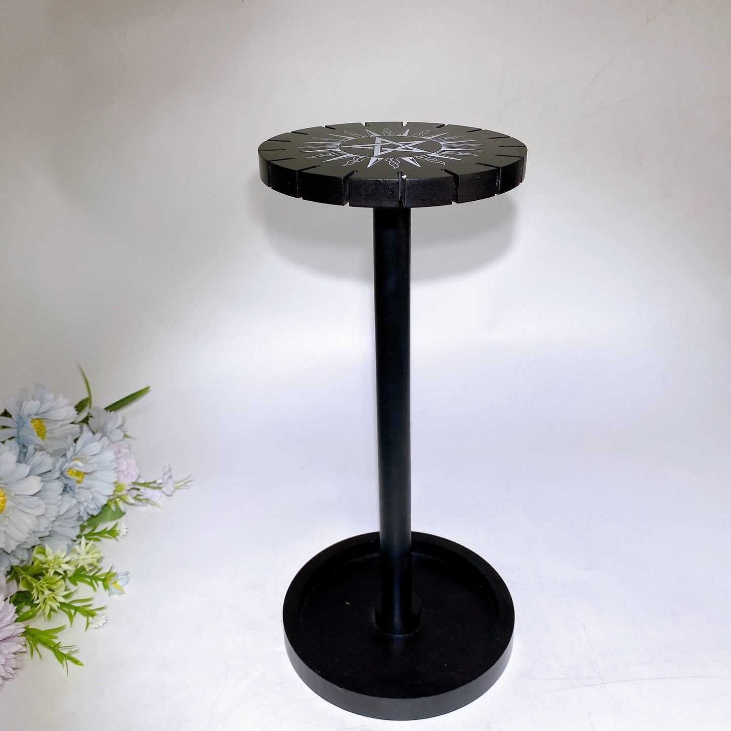 Black Wooden Pedulum Display Stand Crystal Healing Bulk Wholesale