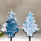 Moss Agate Christmas Tree Carving with Stand Crystal Healing Bulk Wholesale