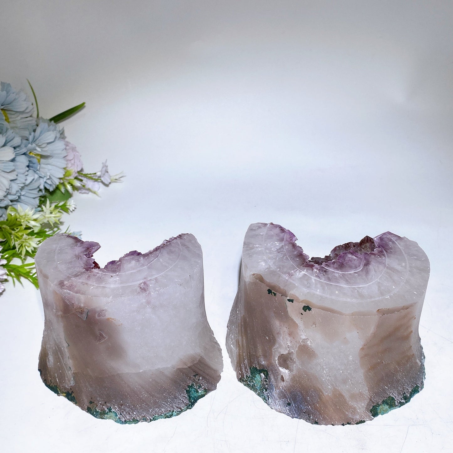 Large Unique Amethyst Cluster Stump Carving Crystal Healing Bulk Wholesale