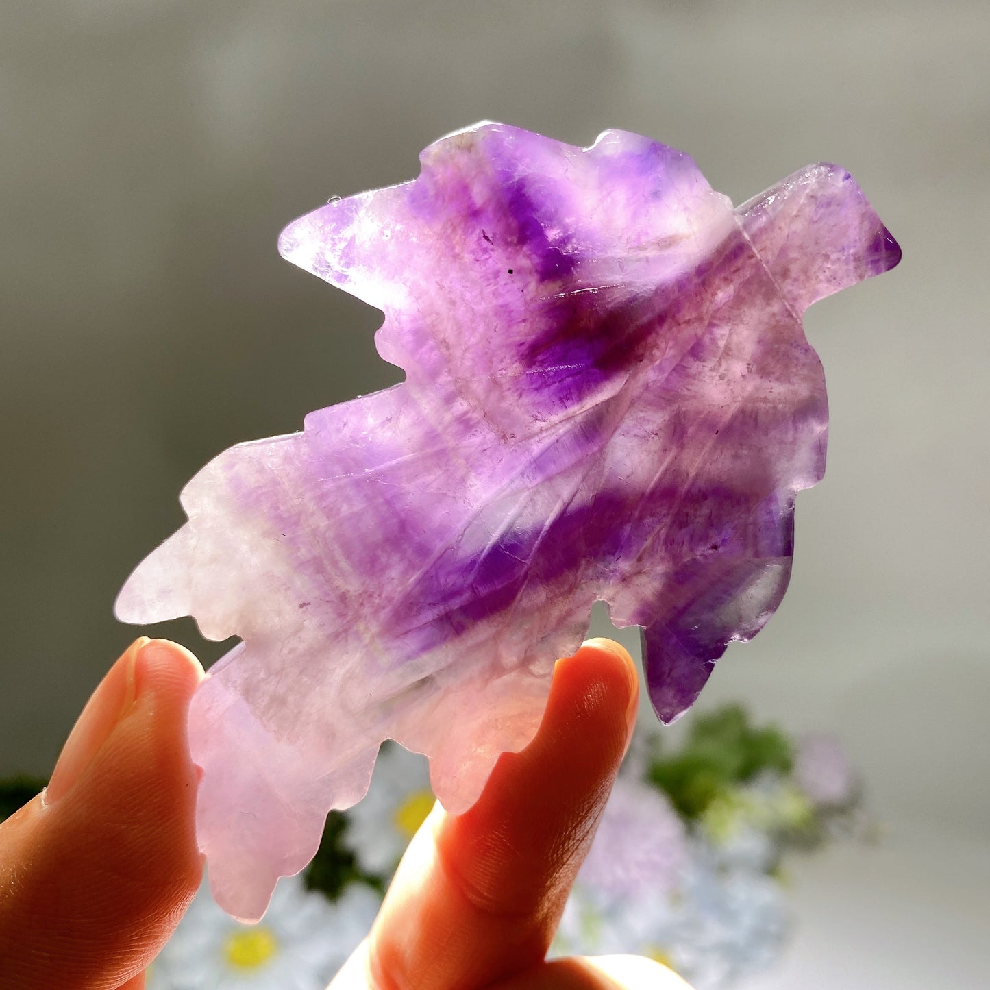 3.0" Crystal leaf Carving Crystal Healing Bulk Wholesale