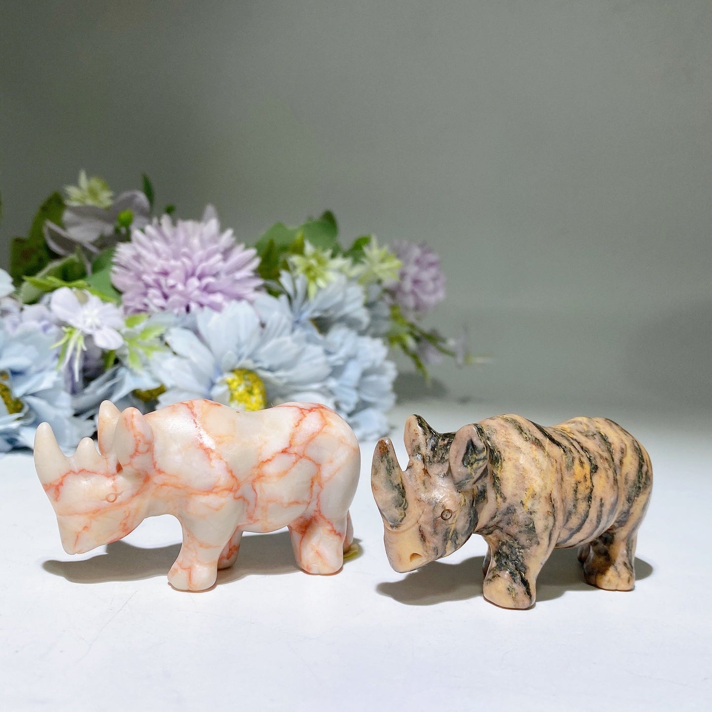 2.8" Crystal Dinosaur Carving Crystal Healing Bulk Wholesale