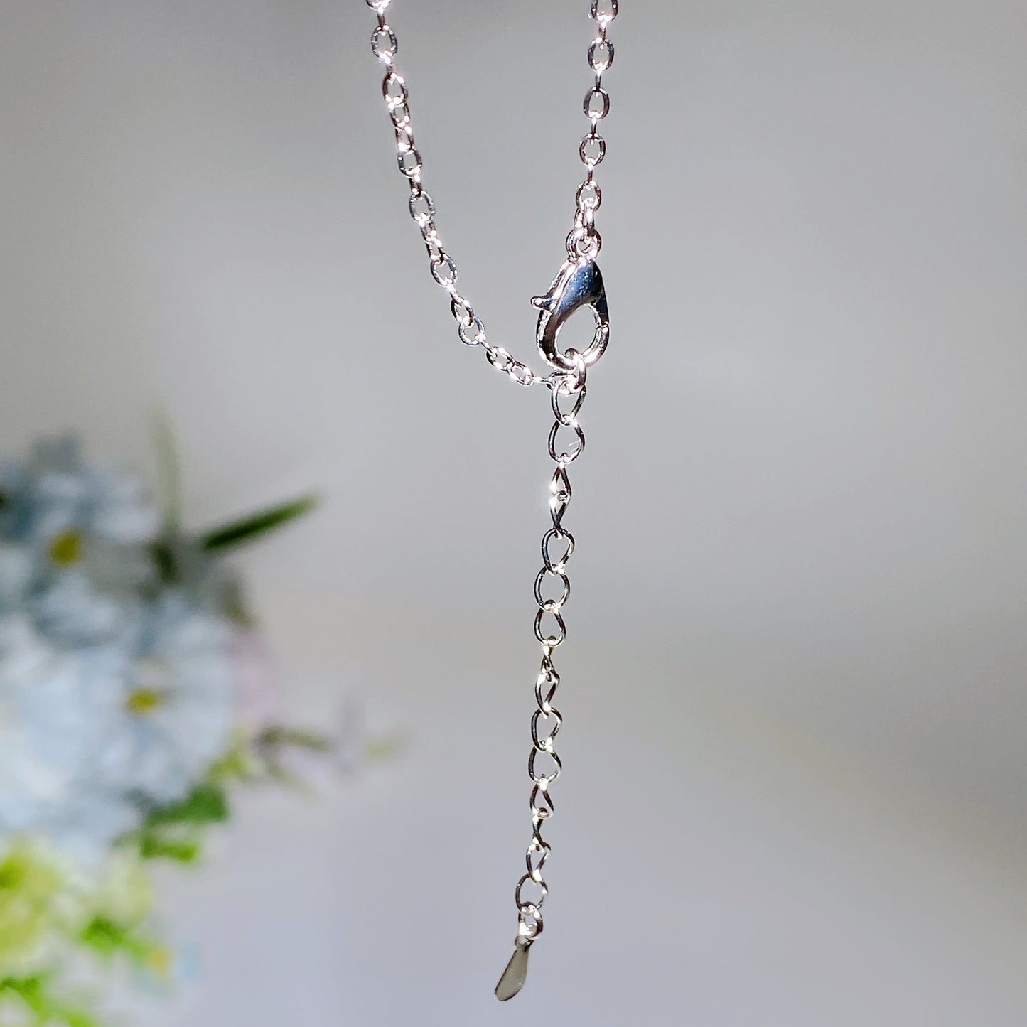 Cooper Silver Plated Crack Smoky Quartz Necklace Crystal Healing Bulk Wholesale