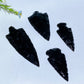 7-10cm Raw Black Obsidian Spear Head Carving Crystal Healing Bulk Wholesale